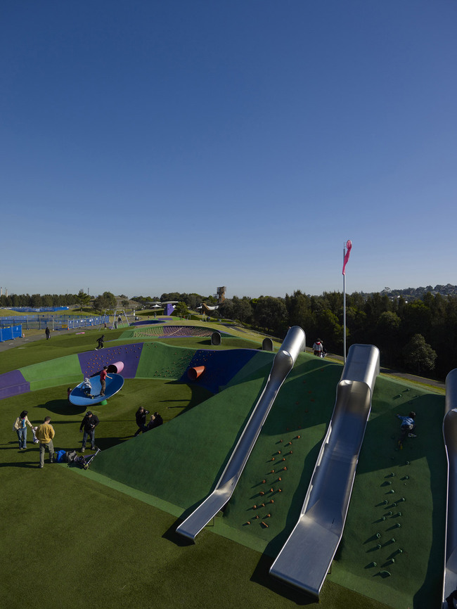 Blaxland Common Playground - Regional Playspace in Homebush, Australia by JMD Design