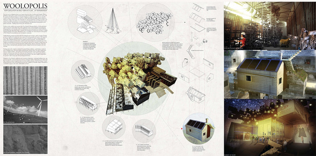 First Place: Woolopolis by Hannes Frykholm and Henry Stephens (Sweden/New Zealand)