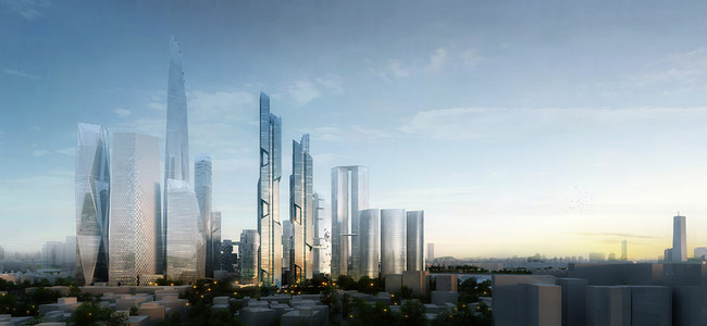 Overall view, north (Image: Adrian Smith + Gordon Gill Architecture)