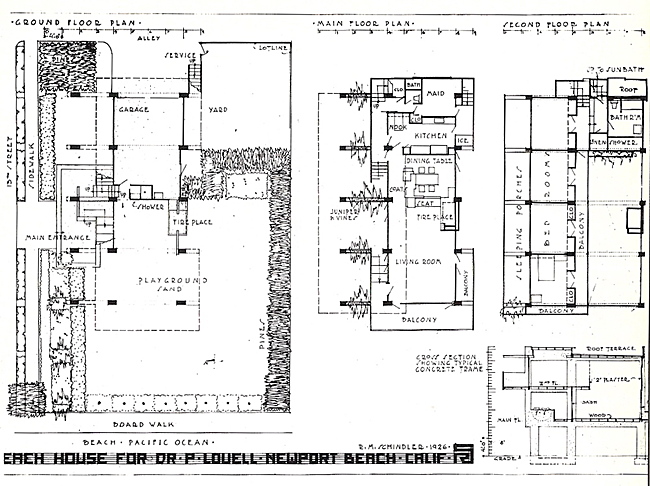 Lovell Beach House documents via SDR