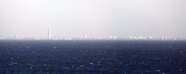 Turning Torso from the sea