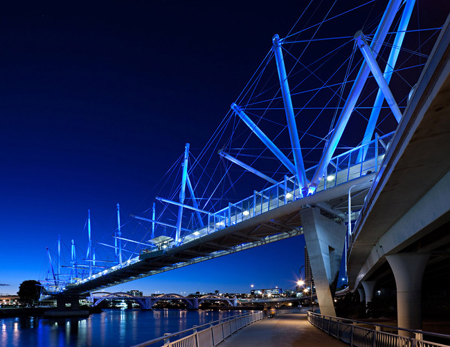 World Transport Building of the Year: Kurilpa Bridge, Brisbane, Australia, Cox Architecture/ Cox Ryaner Architectects, Australia
