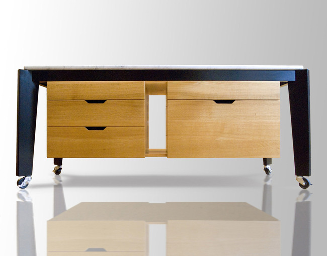 B+K Furniture Design inside Union Park townhouse in Boston, MA by Butz Klug Architecture