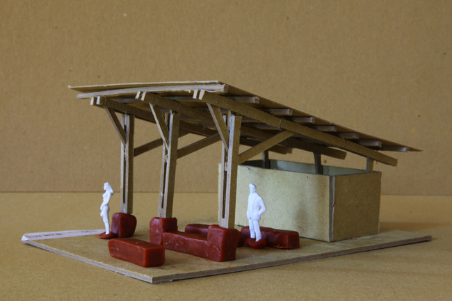 Model testing (Photo: Zifeng Wei)