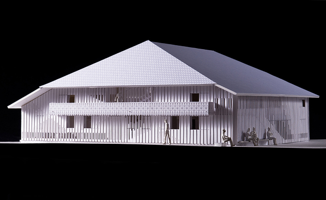Solar lighting test model. (Photo: Stéphane C.)
