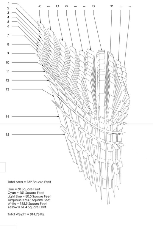 Volkan Alkanoglu’s sculpture for the Convention Center in Cedar Rapids, Iowa