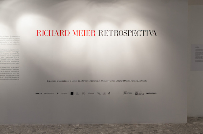 Richard Meier Retrospective - Image courtesy Agustín Estrada