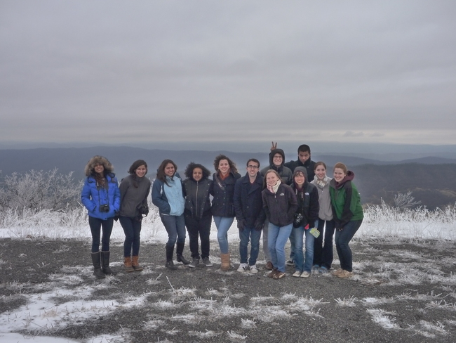 Group photo at the competition site