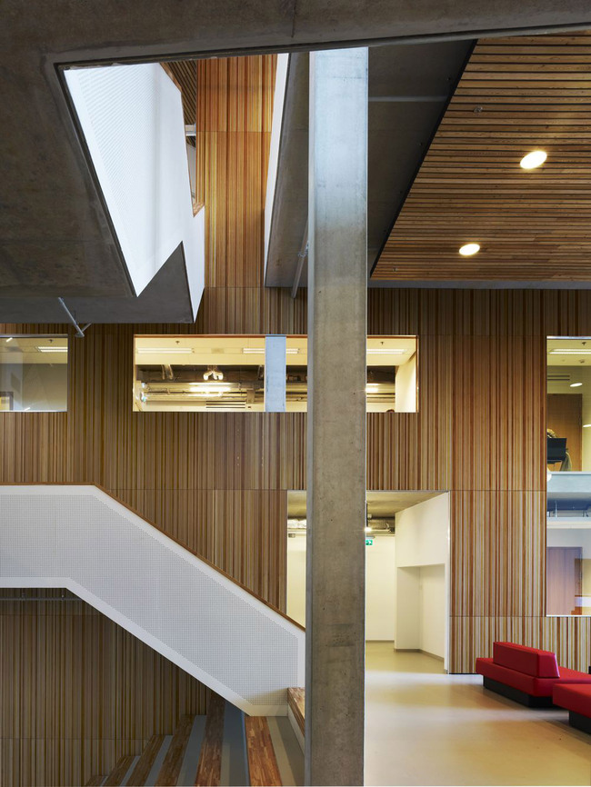 Winding staircase (Image: Mecanoo architecten)