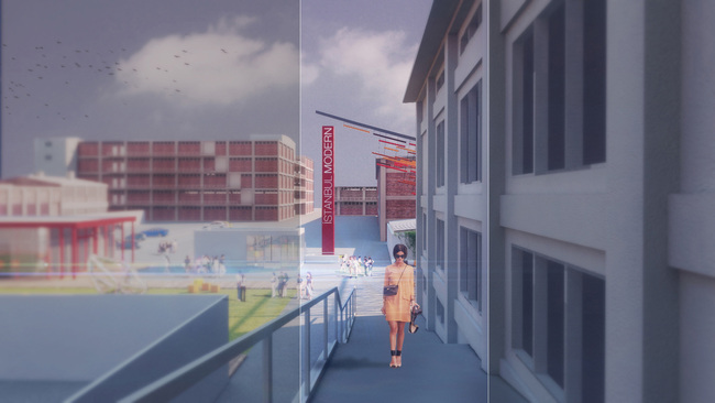 View from the IM exit (Image: ONZ Architects)