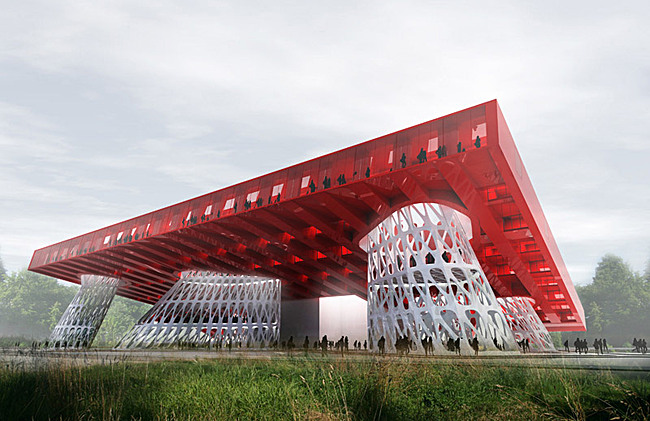 Competition entry for Hotel Liesma in Jurmala, Latvia by PRAUD