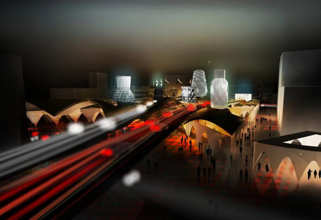 Flyover Gardens: Adaptive Reuse of Streets and Market in Khedivial Cairo, 2010; photo credit UACDC