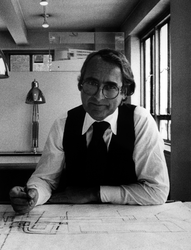 Richard Meier Portrait at his office on 136 East 57th Street - Richard Meier & Partners Architects