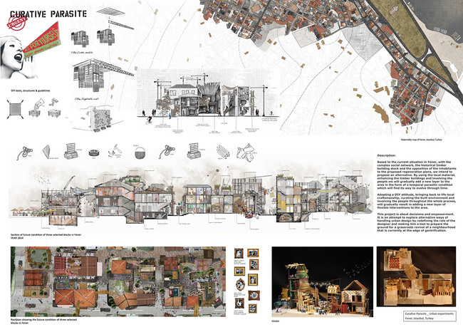 Honorable Mention: CURATIVE PARASITE _ Urban Experiments, Louisa Varelidi, Stella Papazoglou