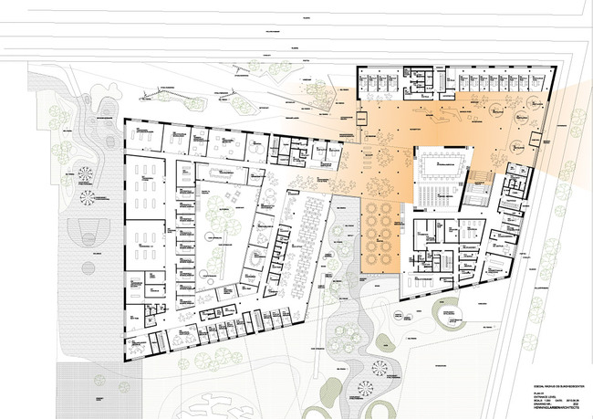 Floor plan, level 01 (Illustration: Henning Larsen Architects)
