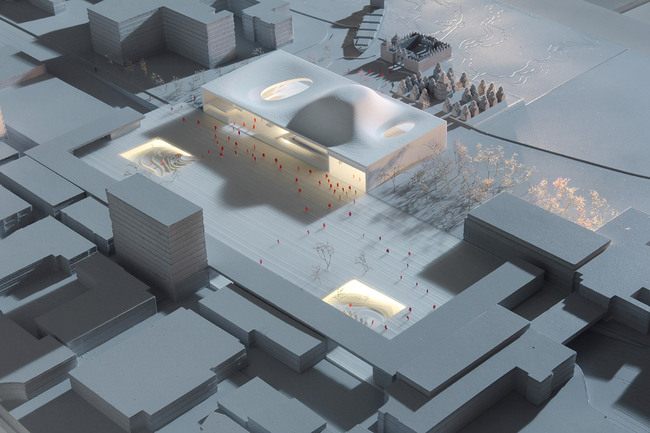 Model (Image: Henning Larsen Architects and Van den Berg Groep)