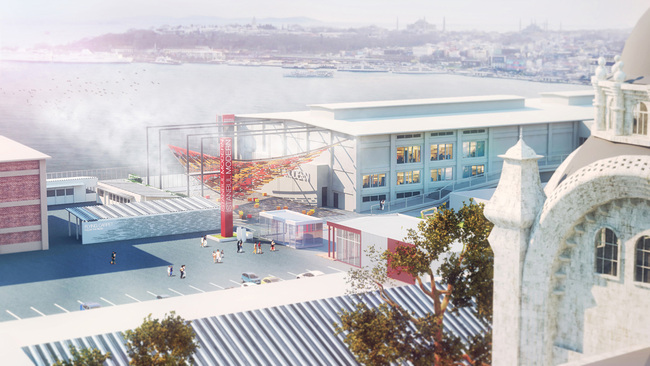 Bird's eye view (Image: ONZ Architects)
