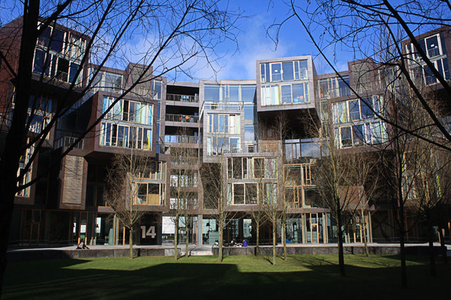Courtyard of Tietgenkollegiet by Lundgaard & Tranberg