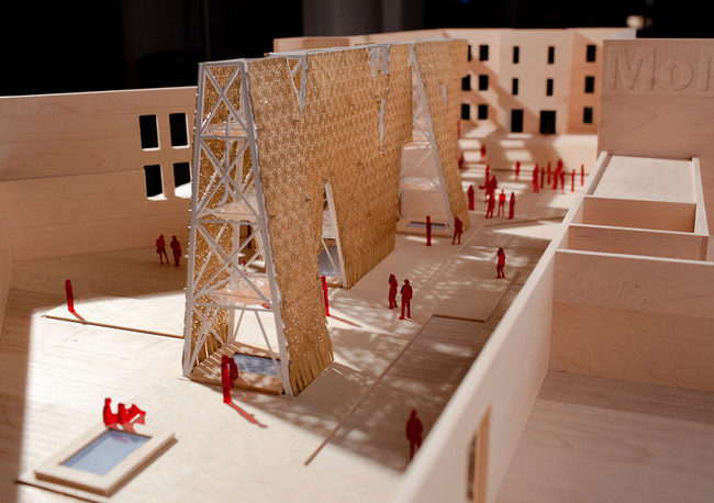 Model of CODA’s Party Wall. Image courtesy of CODA.