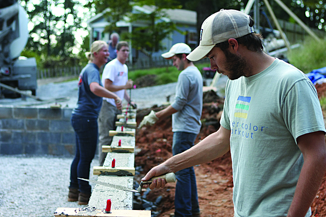 Students completing foundation