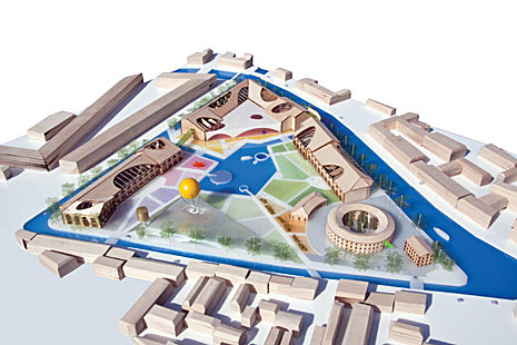 Aerial view,d ay (Image: WORKac)