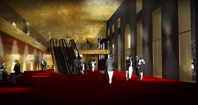 Interior rendering (Image: Alejandro Zaera-Polo Architecture)