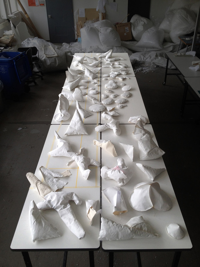 Fabric study models (Photo: M. Soules)