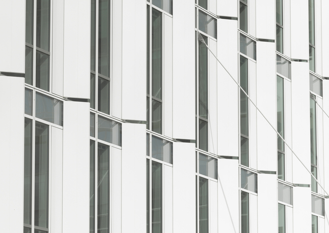 City Green Court south facade detail - Copyright Roland Halbe