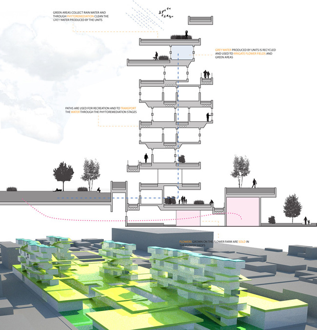 Design for the San Francisco Flower Market (Cesar Arellano)