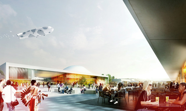 Front plaza (Image: Henning Larsen Architects and Van den Berg Groep)