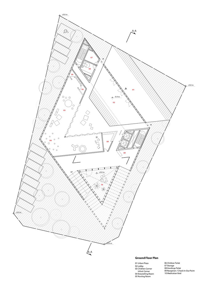 Floor plan - 00F (Image: studio SH)