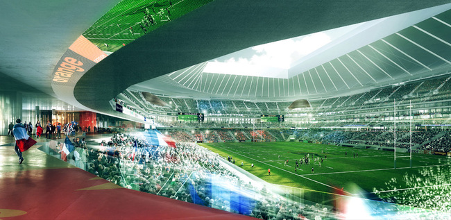 Interior rendering (Image: Populous and Ateliers 2/3/4/)