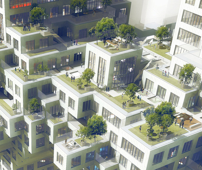 Closeup of the cloud (Image: Luxigon/MVRDV)