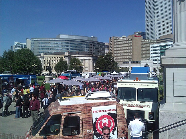 food truck conga line!