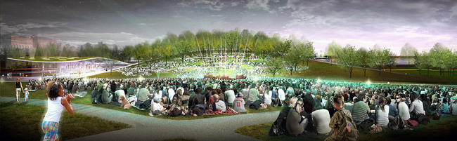 Winner Sylvan Theater on the Washington Monument Grounds: OLIN + Weiss/Manfredi