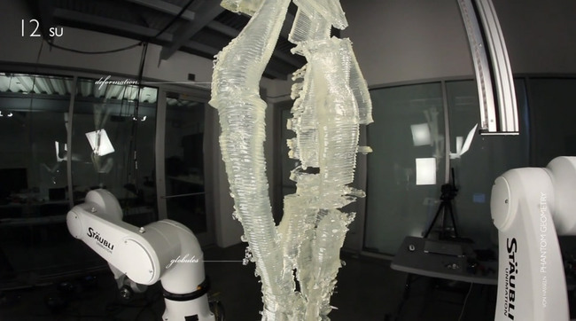 Still from Phantom Geometry video by Kyle & Liz Von Hasseln