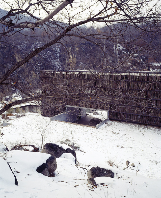 the Liyuan Library in Jiaojiehe Village near Beijing, China (exterior)