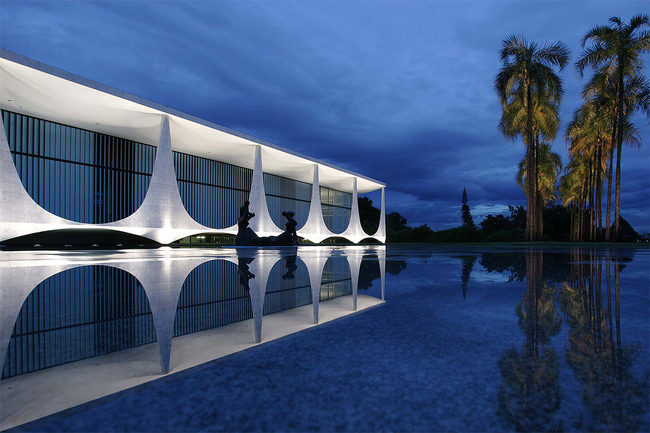 Palácio da Alvorada (President's Residence), Brasília, inaugurated 1958