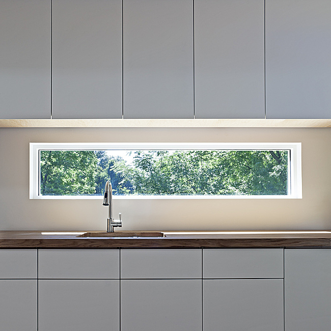 Kitchen window (photo by Ken McCown)