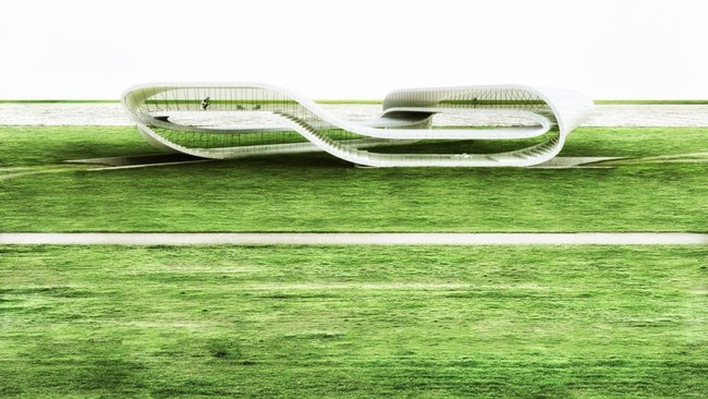 ‘Landscape House’ by Dutch architect Janjaap Ruijssenaars (render)