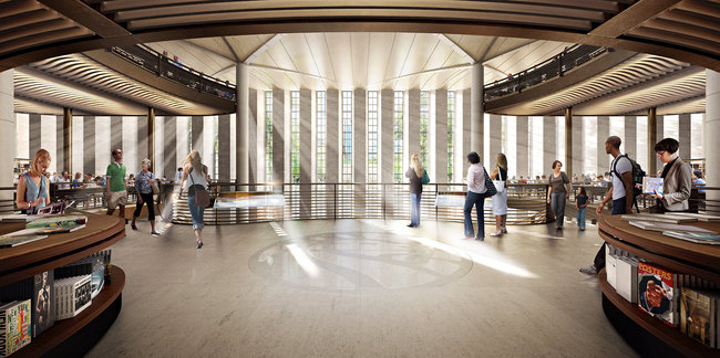 Source: New York Public Library/dbox/Foster + Partners