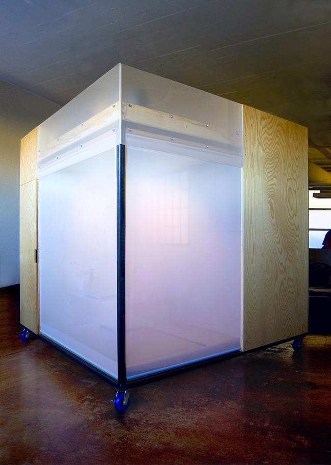 The Mobile Dwelling Cube; Oakland, CA by SPACEFLAVOR (Photo: Jasmine Rose Oberste)