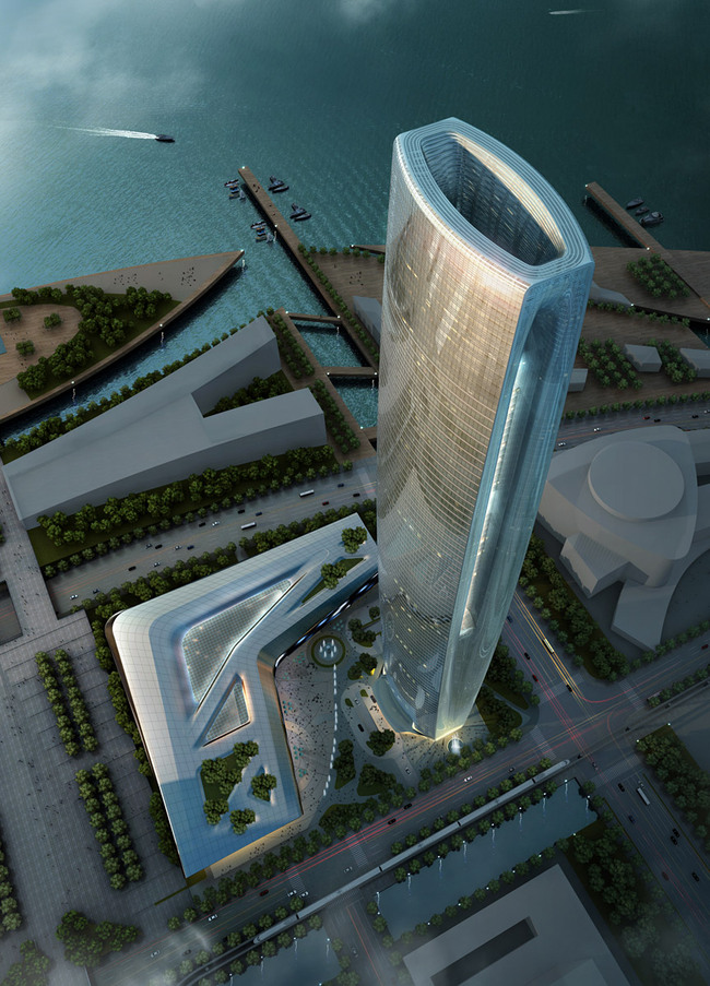 Aerial view (Image: SOM | Crystal CG)