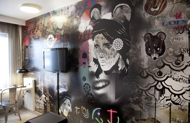 Walldesign for Scandic Hotels by Your Wallpaper