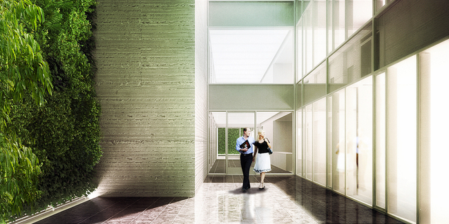 Leblon Offices - Courtyard