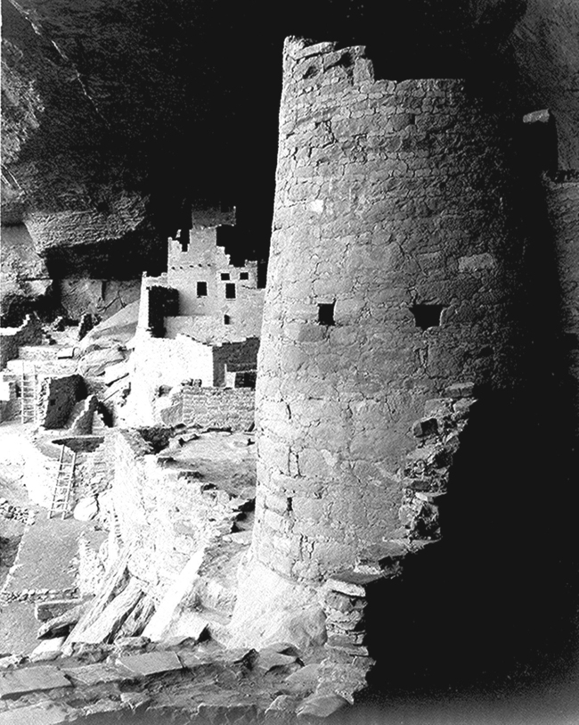 Cliff Palace in 1941 by Ansel Adams. Courtesy National Park Service