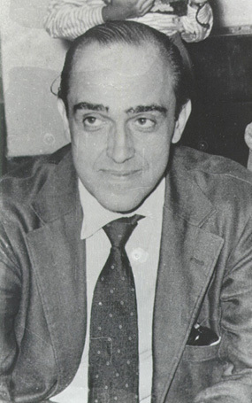Oscar Niemeyer in the 1950s via WikiMedia
