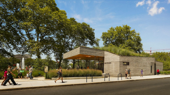 DIGSAU, Sister Cities Park & Pavilion, Philadelphia (Photo: Todd Mason/Halkin Photography)
