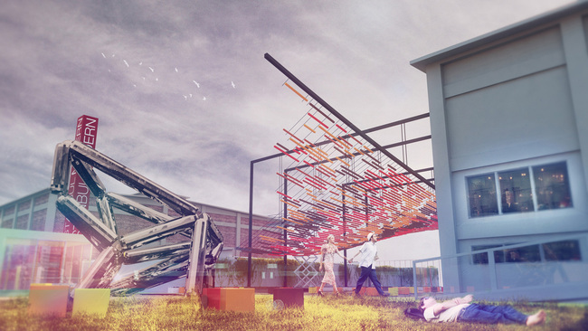 View from the green area (Image: ONZ Architects)