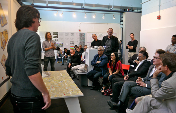RUMBLE installation 2012, instructor Thom Mayne with Eui Sung-Yi